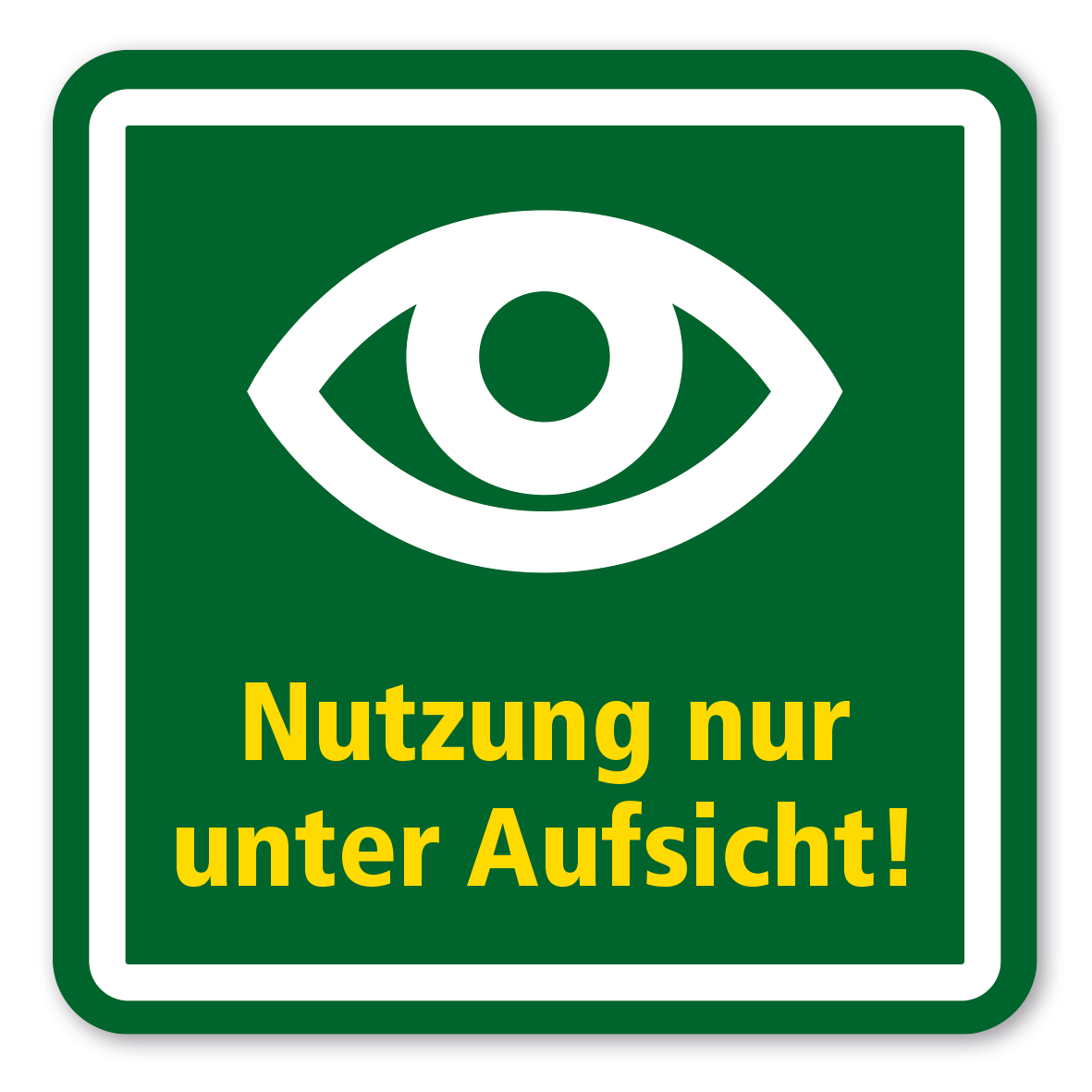 SP-03-P99 – Nutzung nur unter Aufsicht