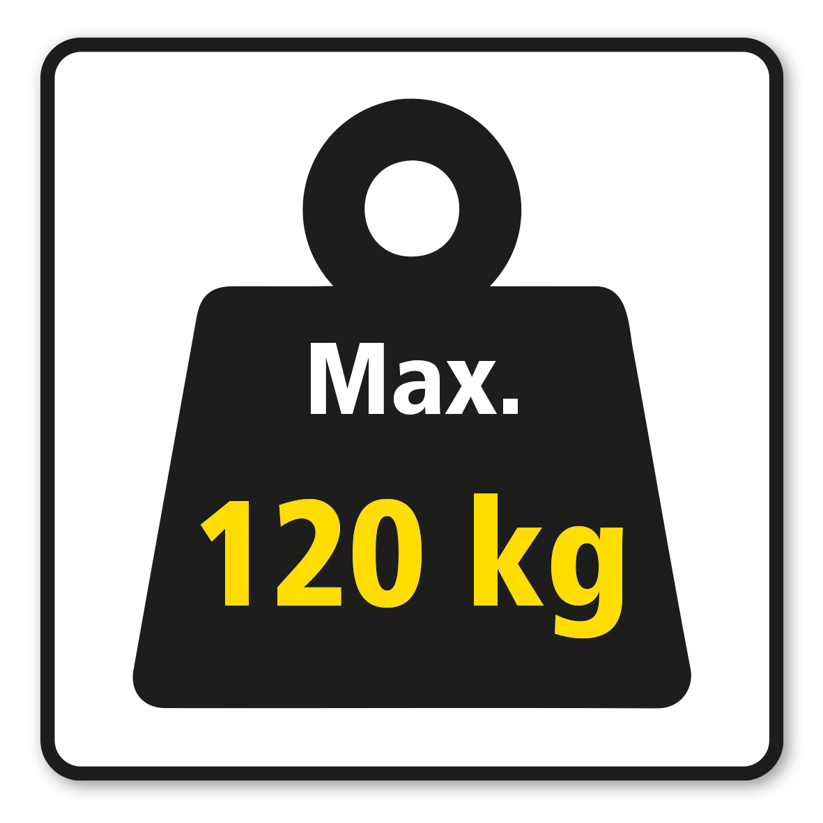 SP-01-P61 – Spielgerät ist für max. 120 kg zugelassen