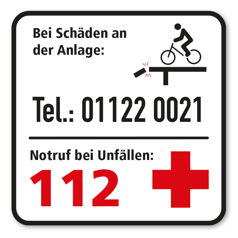 SP-02-P95 – Bikepark - Bei Schäden an der Anlage - 112