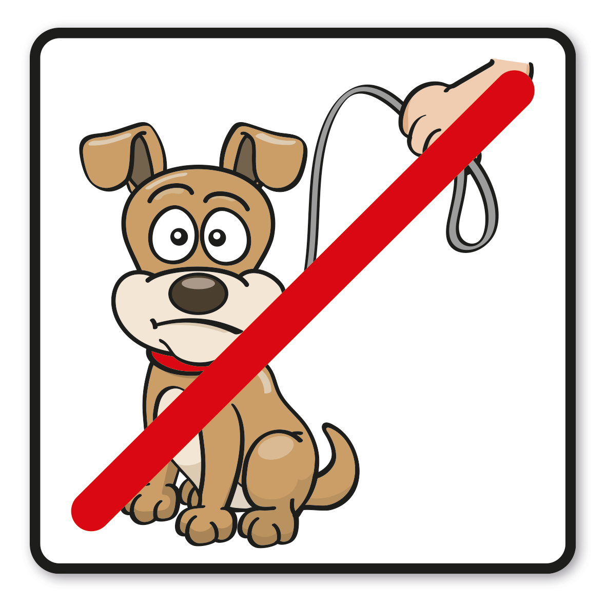 SP-01-P64 – Für Hunde verboten, auch an der Leine