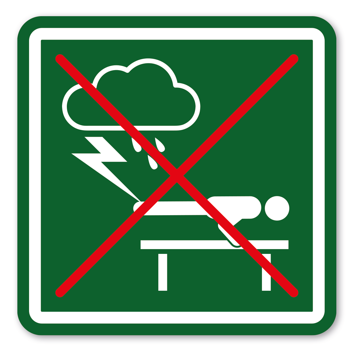 SP-03-P68 – Bei Gewitter und Regen ist die Nutzung der Calisthenics-Anlage untersagt