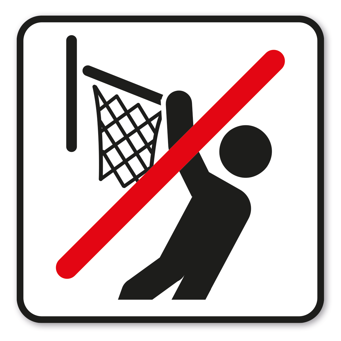 SP-02-P69 – An den Basketballkorb hängen verboten