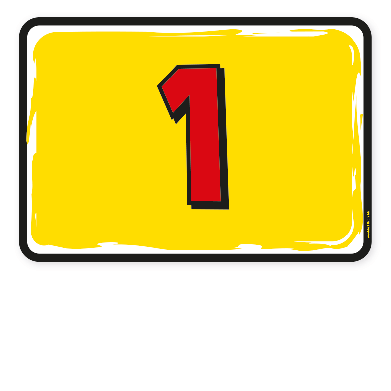 Bodenkleber für Bewegungspfade - Hüpfspiel - Segmente 01 - 09 - Motivelemente von BWP-01-SET-03