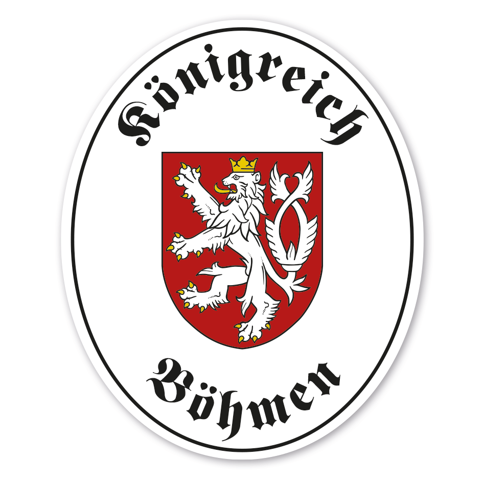 Maibaumschild/Grenzschild Königreich Böhmen