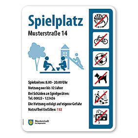 Spielplatzschilder der Schilderserie SP-05 SP-05-03-Kinderspielplatz-6-Piktogramme-Klein.png?ts=1770818058