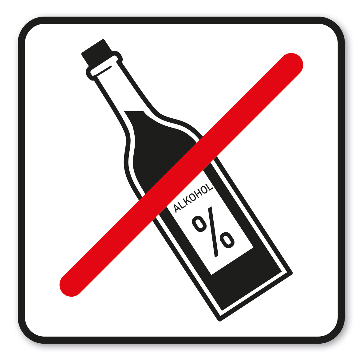 GF-P43 – Das Konsumieren von alkoholischen Getränken ist ausdrücklich verboten