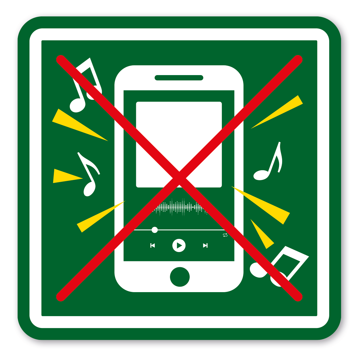 SP-03-P96 – Laute Musik und Lärm verboten