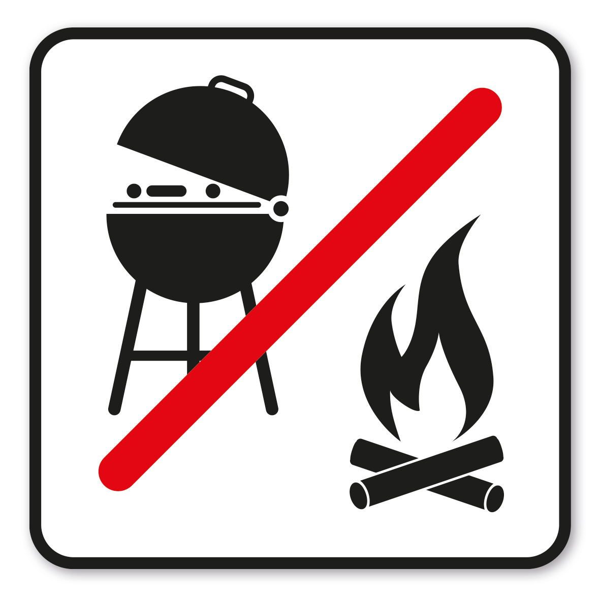 SP-02-P62 – Grillen und Feuer entzünden verboten