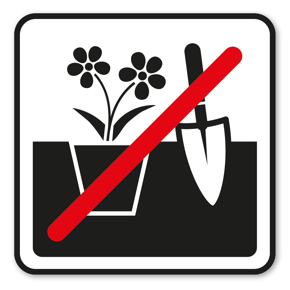 GF-P68 – Es sind keine Anpflanzungen gestattet