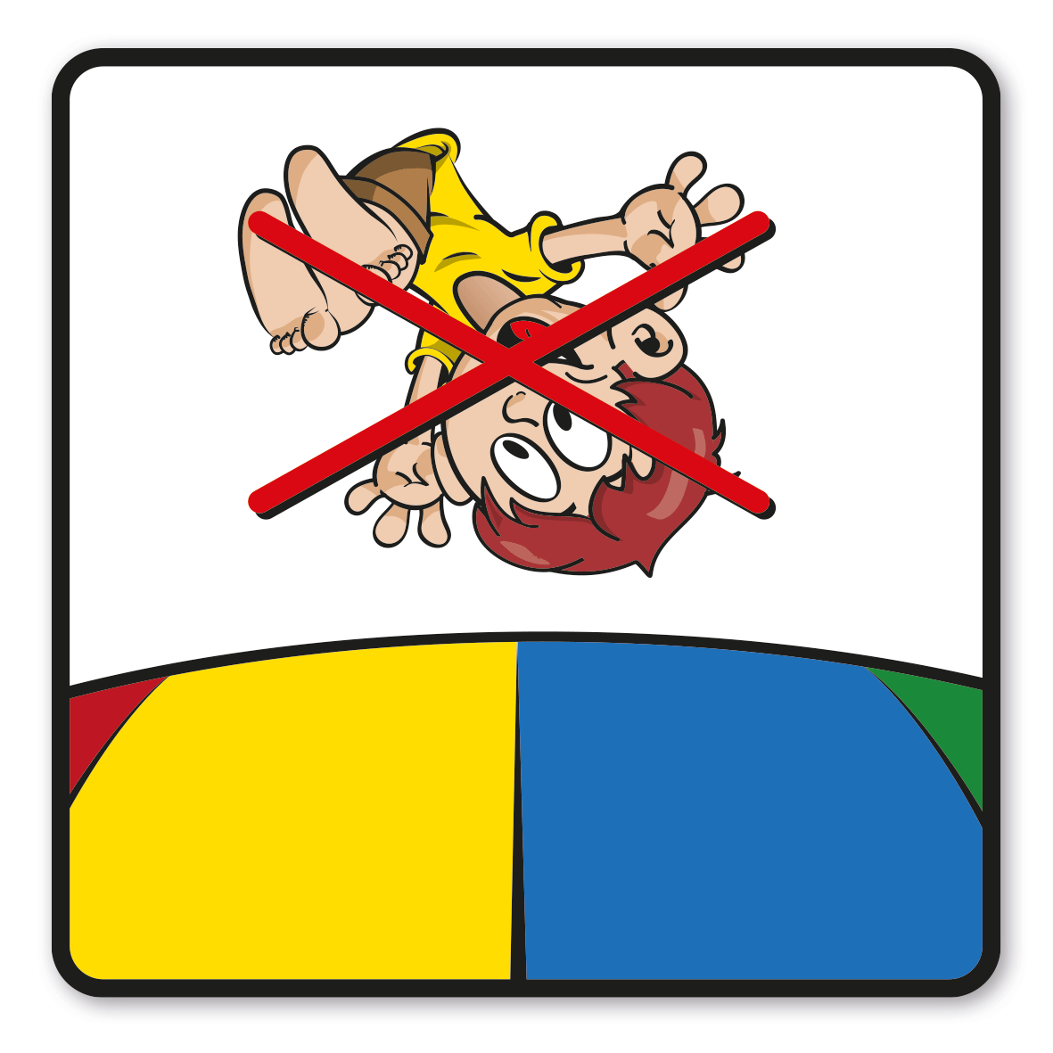 SP-01-P72 – Salti oder Rückwärtssprünge verboten