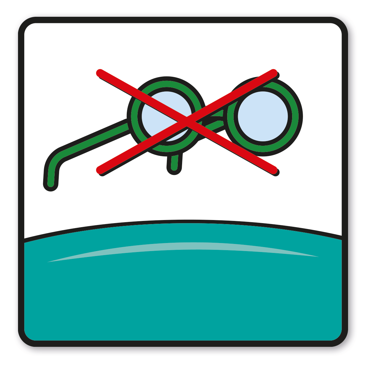 SP-01-P91 – Brillen sind verboten