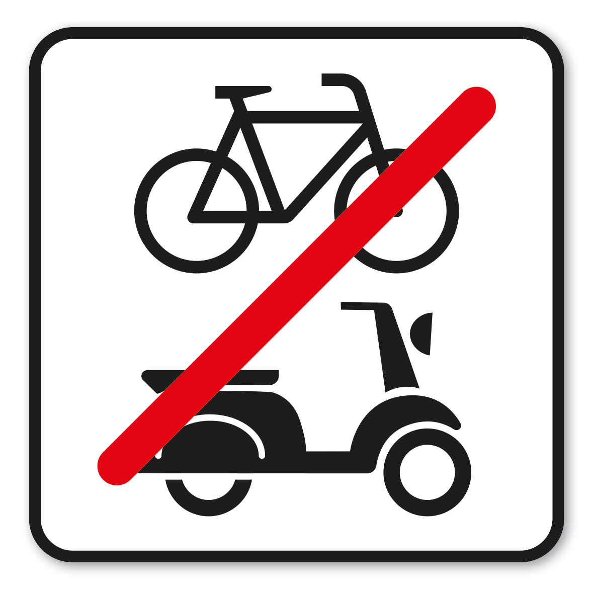 GF-P36 – Das Befahren des Geländes mit Fahrrädern und motorisierten Zweirädern ist verboten