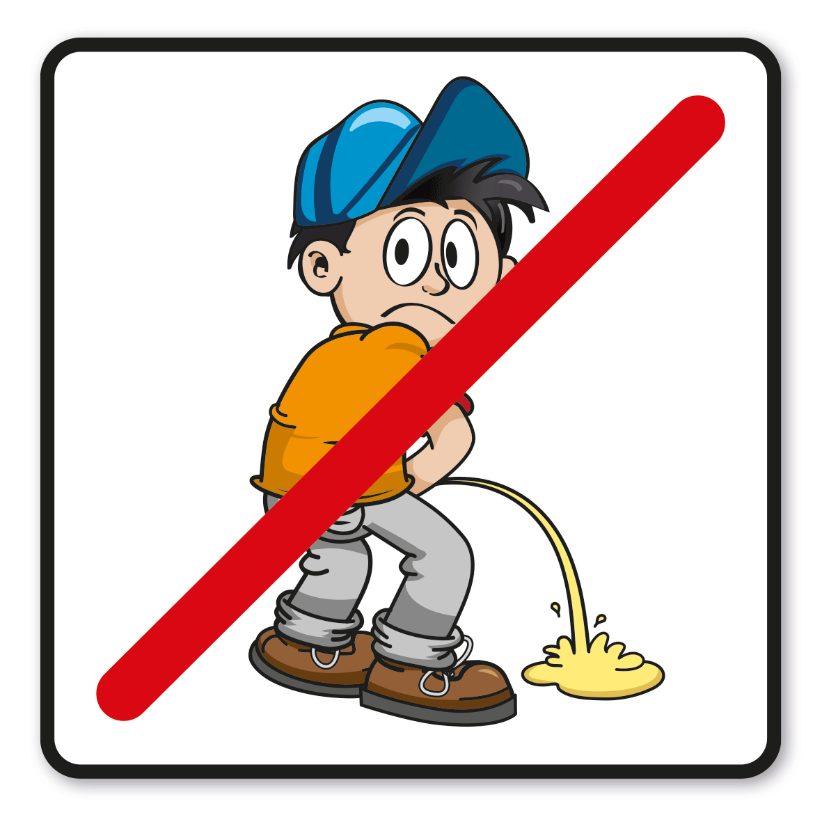 SP-01-P70 – Urinieren ist verboten