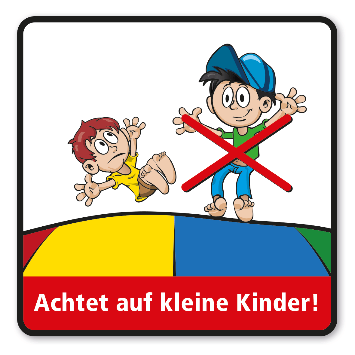 SP-01-P74 – Beim Hüpfen auf kleine Kinder achten