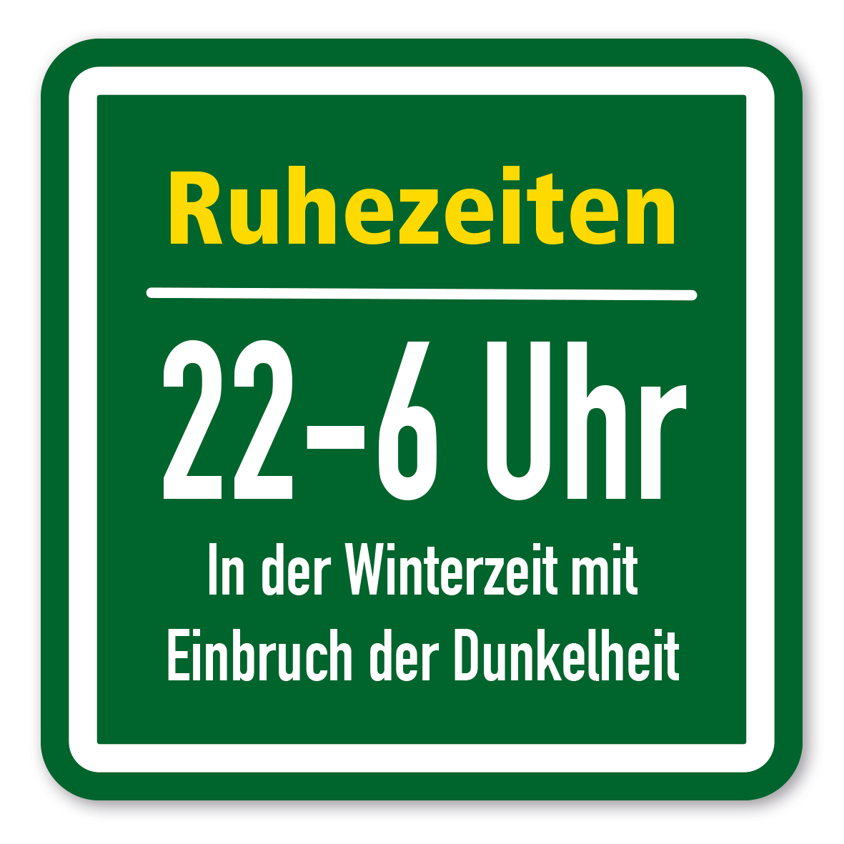 SP-03-P83 – Ruhezeiten 22-6 Uhr