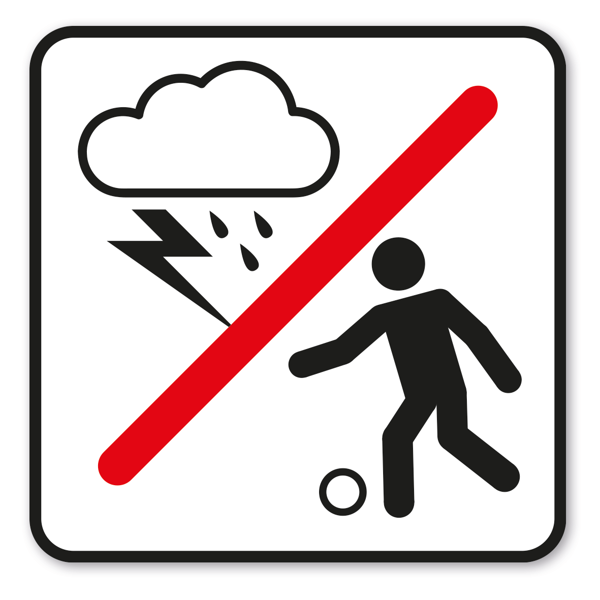 SP-02-P48 – Bei Gewitter und Regen ist die Bolzplatznutzung untersagt