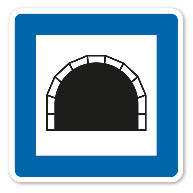 Verkehrsschild Tunnel – VZ 327