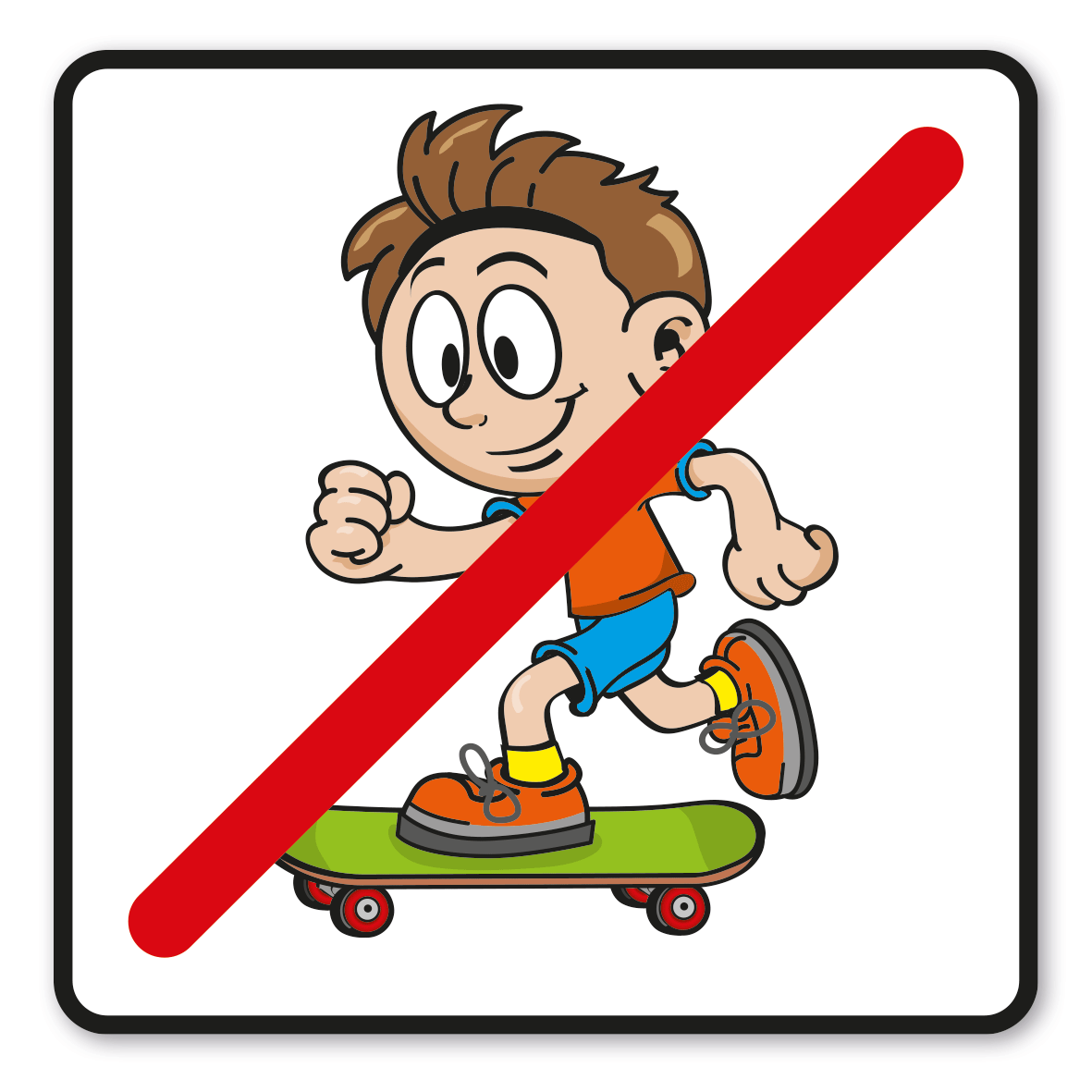 SP-01-P35 – Skateboardfahren verboten
