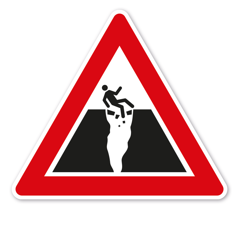 Verkehrsschild Achtung Gletscherspalten – VZ-PR-283