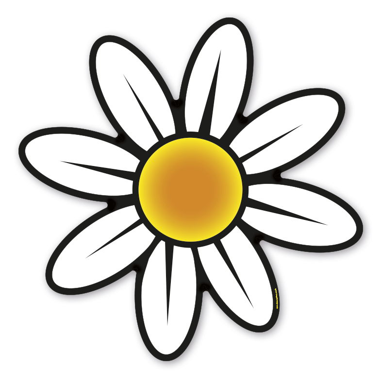 Bodenkleber für Bewegungspfade - Pflanze - Blüte - BWP-01-03 - Motivelement von BWP-01-SET-01/06