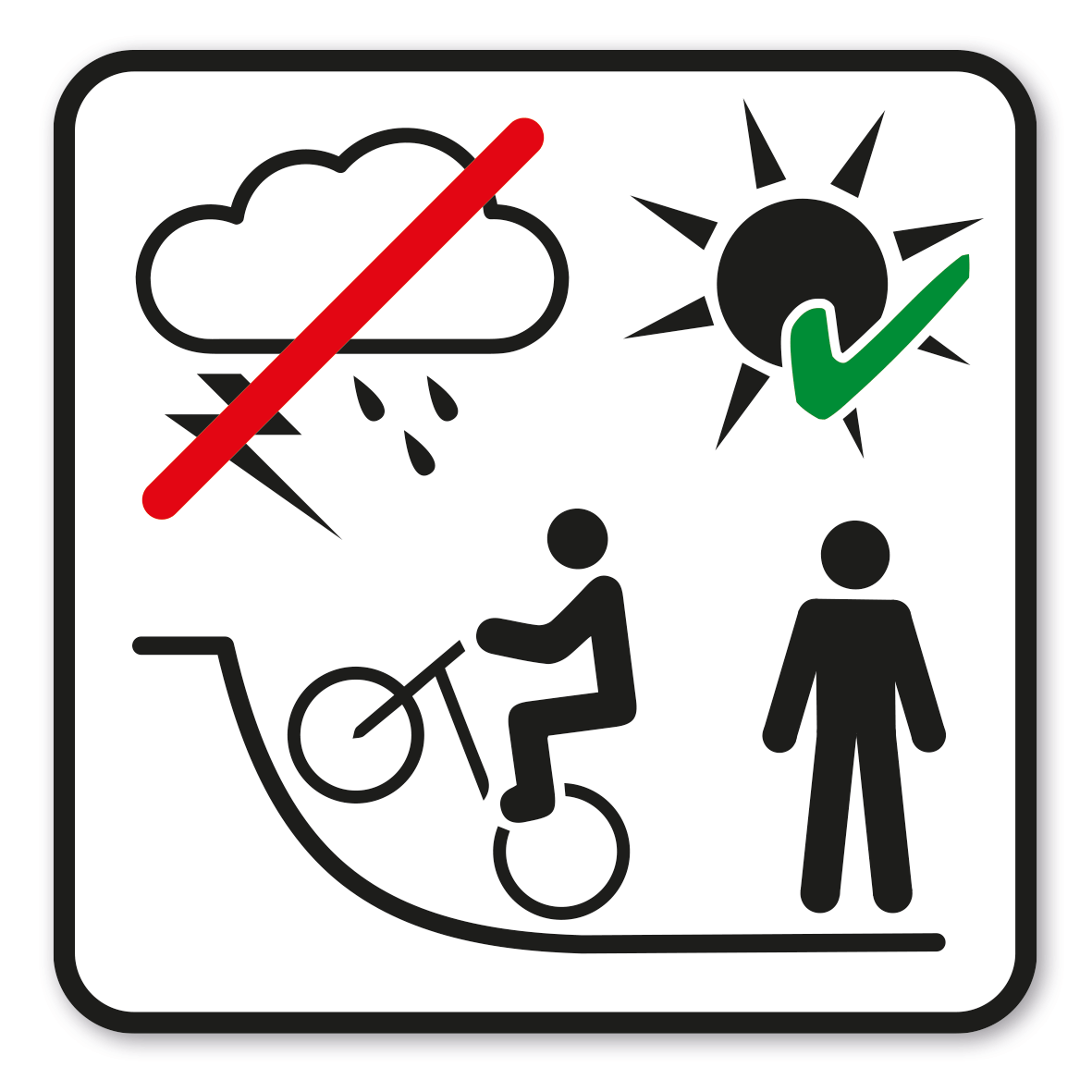 SP-02-P73 – Nur bei trockener Witterung u. zu zweit nutzen - BMX