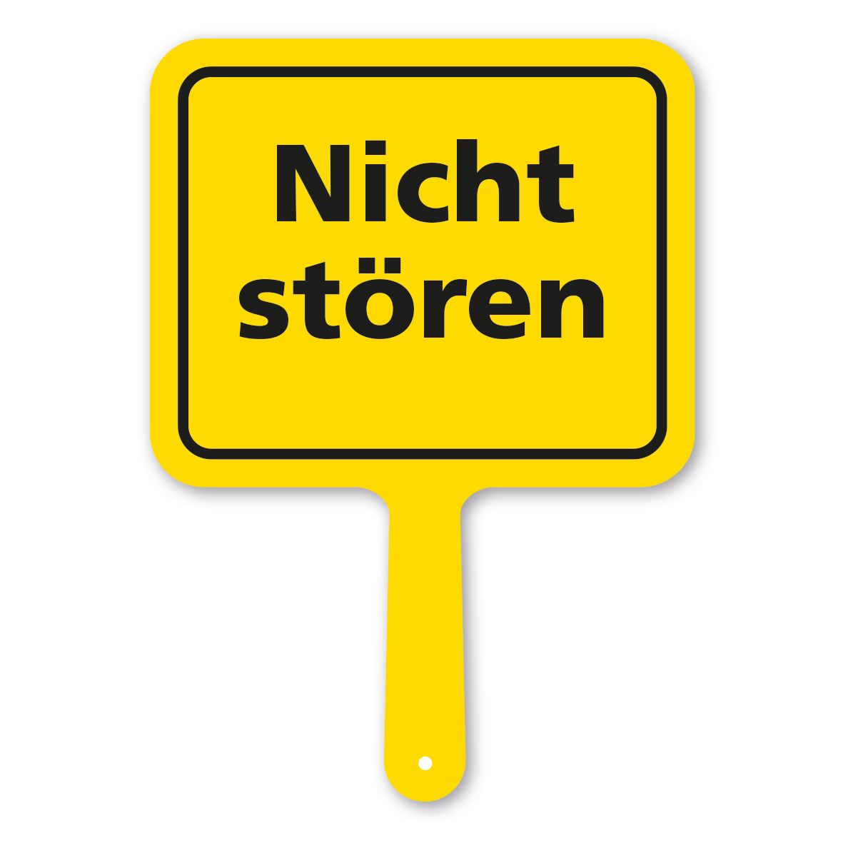 Originelles Formschild – Nicht stören – Textschild