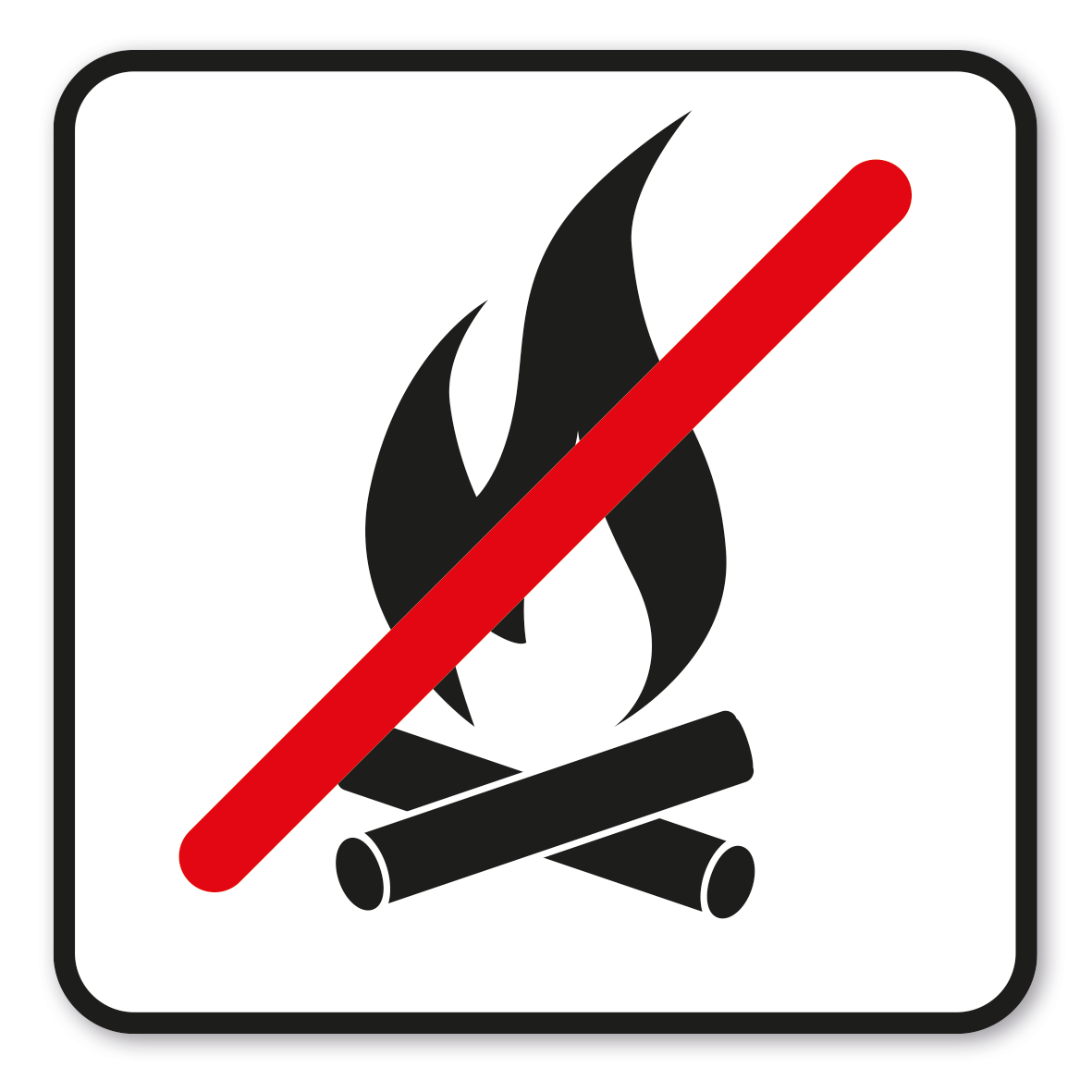 GF-P15 – Lagerfeuer entzünden und Feuer jeglicher Art ist verboten