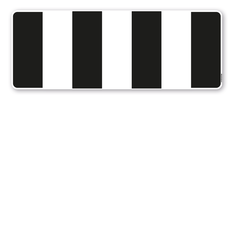 Bodenkleber für Lern- und Bewegungspfade - Fußgängerüberweg - Zebrastreifen - BWP-02-03 – Verkehrserziehung