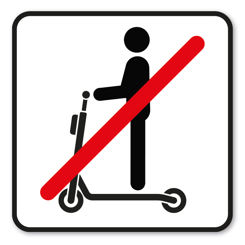 SP-02-P119 – Für E-Scooter verboten