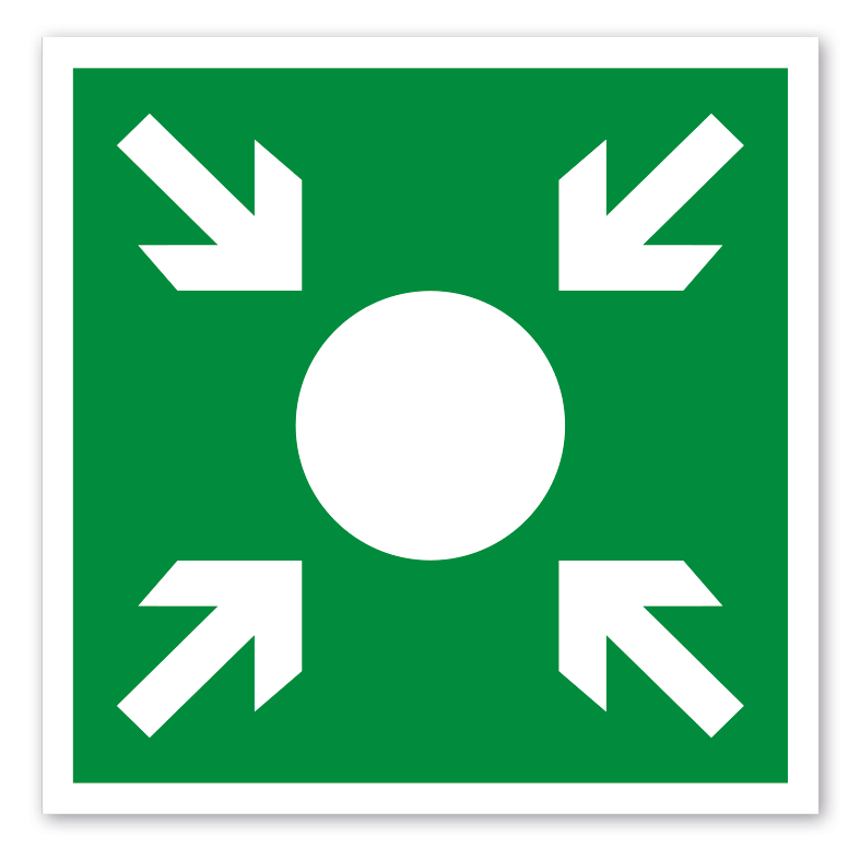 Rettungszeichen Rettungspunkt