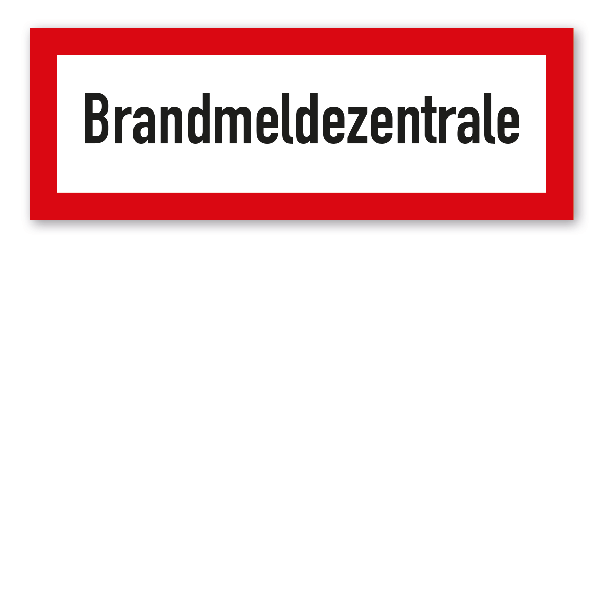 Brandschutzschild Brandmeldezentrale