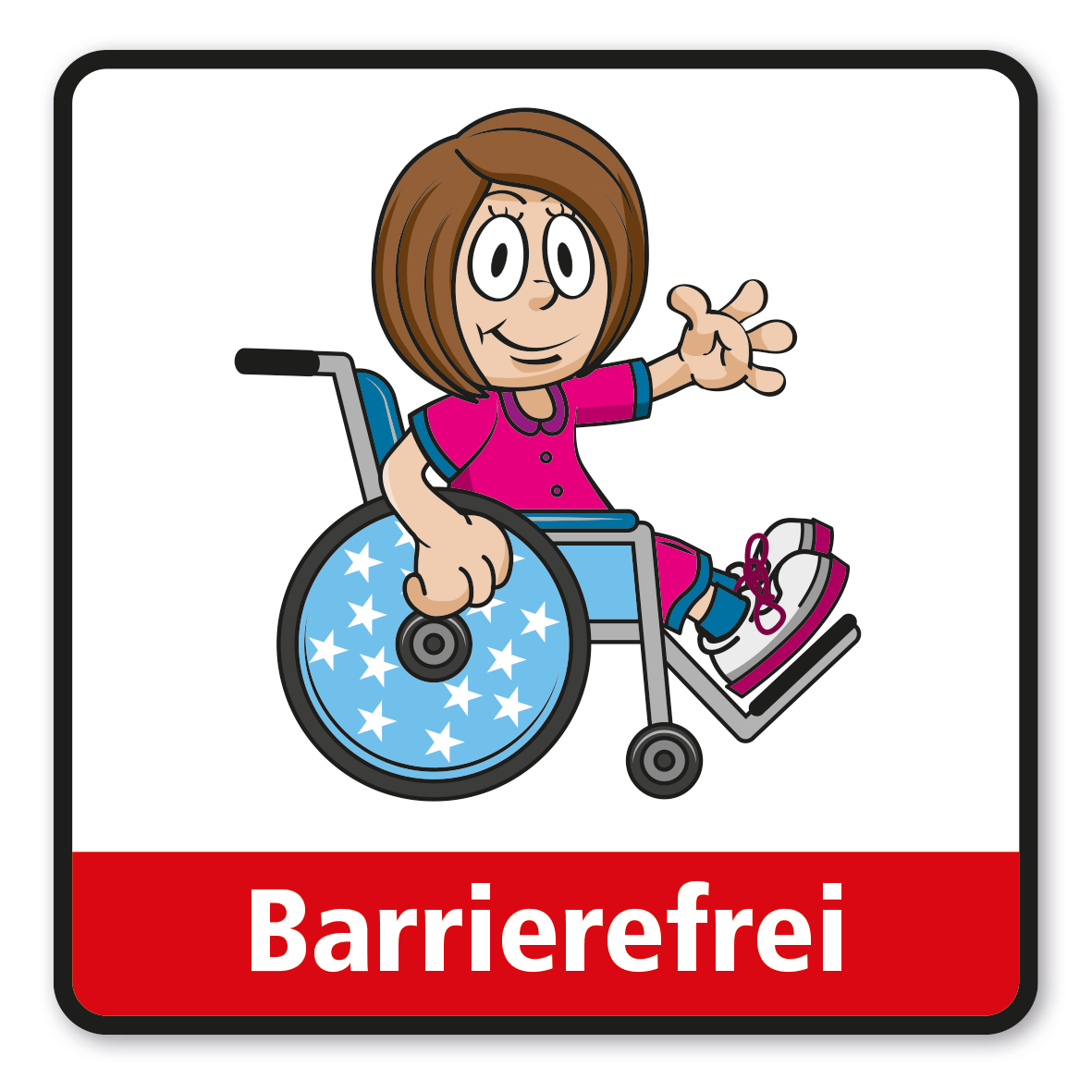 SP-01-P118 – Barrierefrei - Kind im Rollstuhl