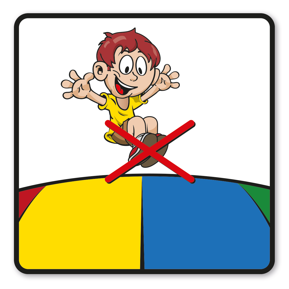 SP-01-P71 – Nicht mit Schuhen hüpfen