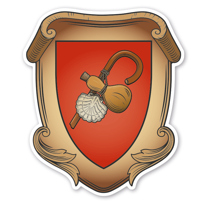 Maibaumschild / Zunftwappen Pilger  - Wappen A