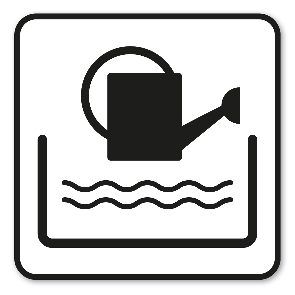 GF-P01 – Gießwasser ist nur an den vorgesehenen Stellen zu entnehmen